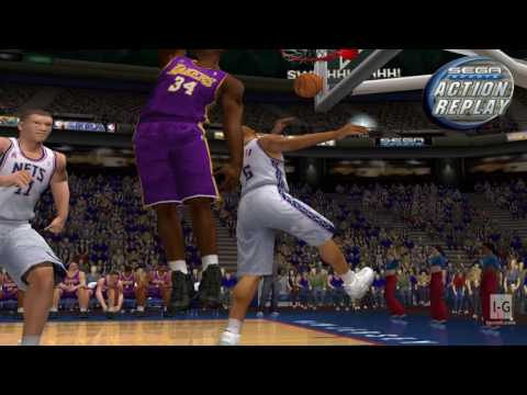 Illustration vidéo de NBA 2K2 sur Game Cube