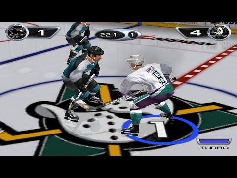 Scène de jeu de NHL Hitz 2002 sur Game Cube