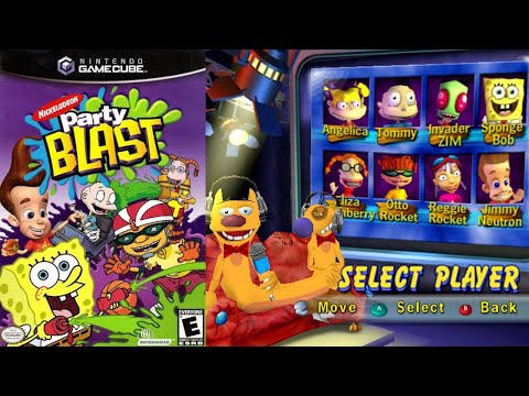 Screen de Nickelodeon Party Blast sur Game Cube