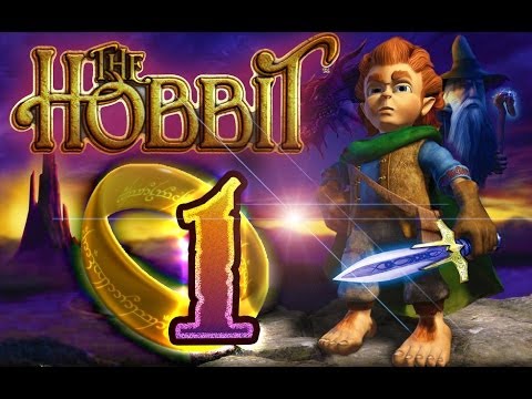Illustration vidéo de Bilbo le Hobbit sur Game Cube