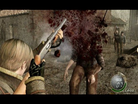Capture de Resident Evil 4 sur Game Cube