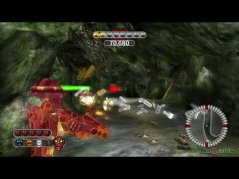 Scène de jeu de Bionicle Heroes sur Game Cube