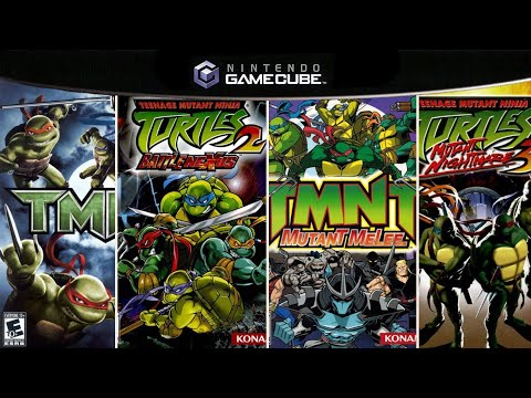 Scène de jeu de TMNT sur Game Cube