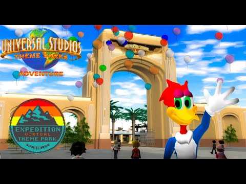 Screen de Universal Studios : Theme Parks Adventure sur Game Cube