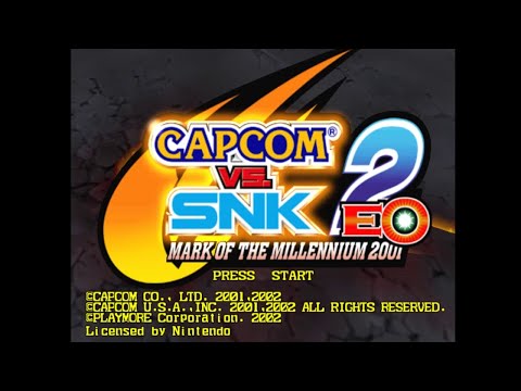 Screen de Capcom vs. SNK 2 EO sur Game Cube