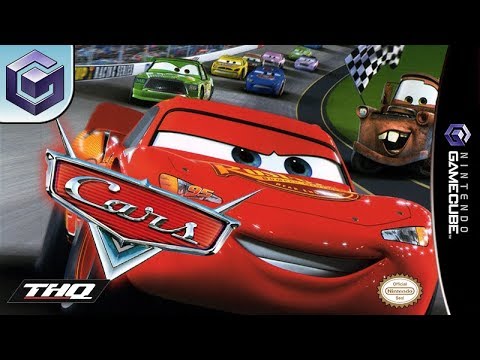 Scène de jeu de Cars sur Game Cube