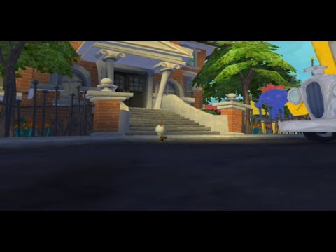 Scène de jeu de Chicken Little sur Game Cube