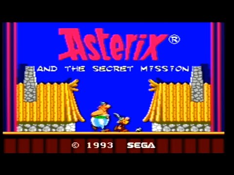 Screen de Astérix and the Secret Mission sur Game Gear