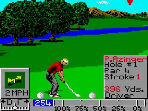 Screen de PGA Tour Golf sur Game Gear
