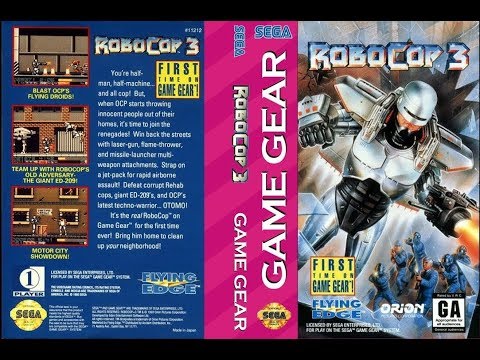 Screen de Robocop 3 sur Game Gear