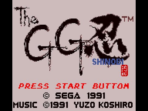 Screen de Shinobi sur Game Gear