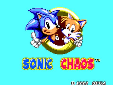 Sonic The Hedgehog Chaos sur Game Gear PAL