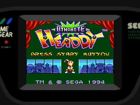 Scène de jeu de Dynamite Headdy sur Game Gear