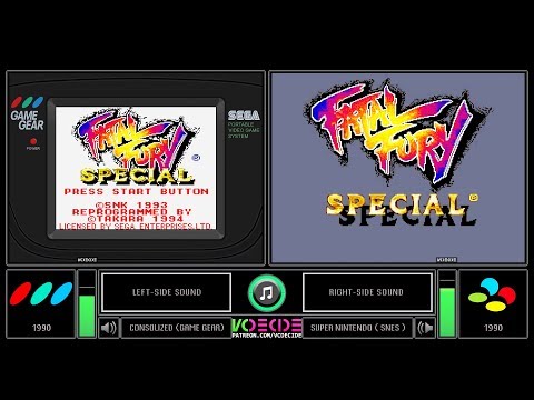 Screen de Fatal Fury Special sur Game Gear