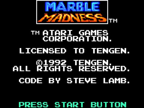 Screen de Marble Madness sur Game Gear