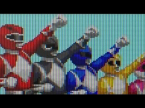 Mighty Morphin Power Rangers sur Game Gear PAL