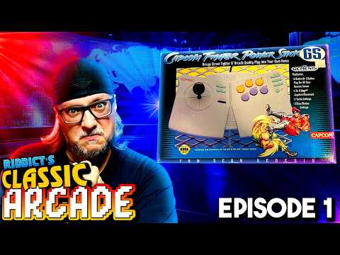 Illustration vidéo de Arcade Power Stick Sega Megadrive