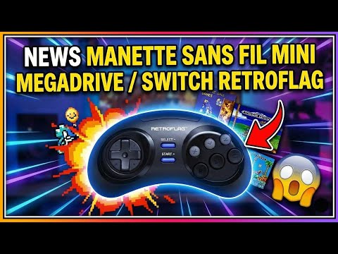 Illustration vidéo de Pad 6 Boutons Mega Drive