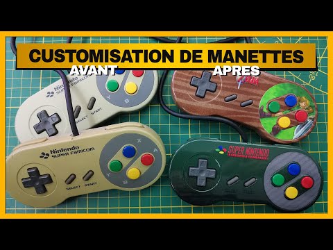 Illustration vidéo de Manette Super Nintendo
