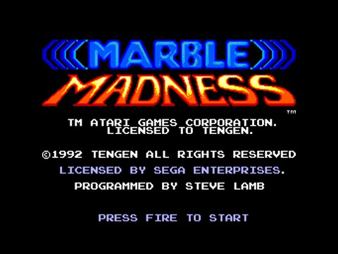 Marble Madness sur Master System PAL