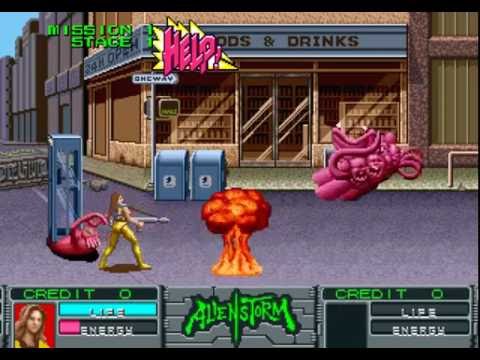 Screen de Alien Storm sur Master System