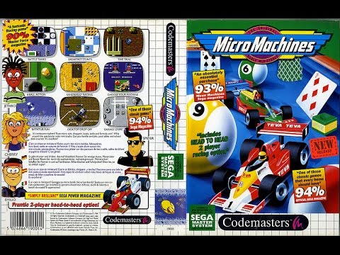 Micro Machines sur Master System PAL