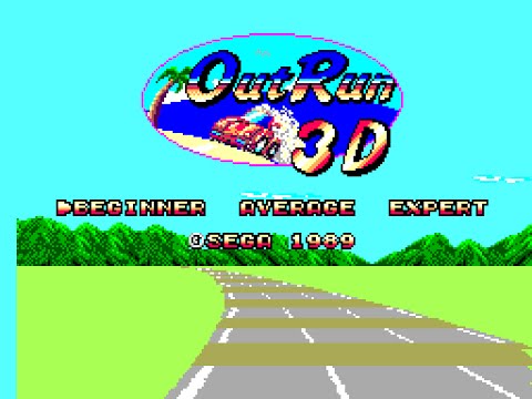 Image du jeu OutRun 3-D sur Master System PAL