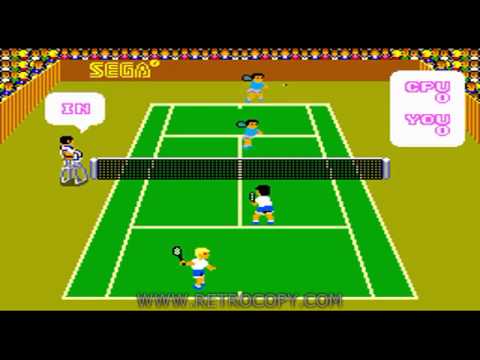 Super Tennis sur Master System PAL