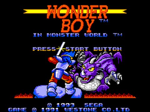 Wonder Boy sur Master System PAL