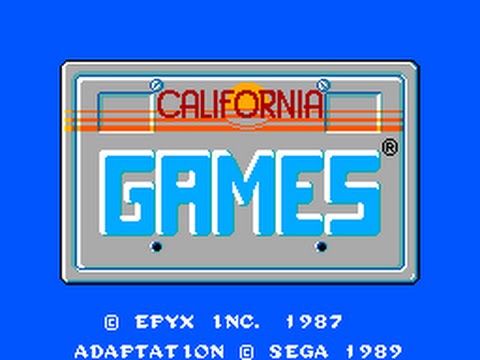 Image du jeu California Games sur Master System PAL