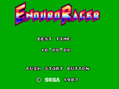 Photo de Enduro Racer sur Master System