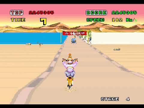 Screen de Enduro Racer sur Master System