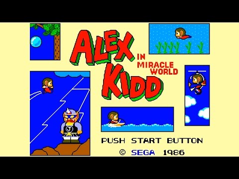 Alex Kidd in Miracle World sur Master System PAL