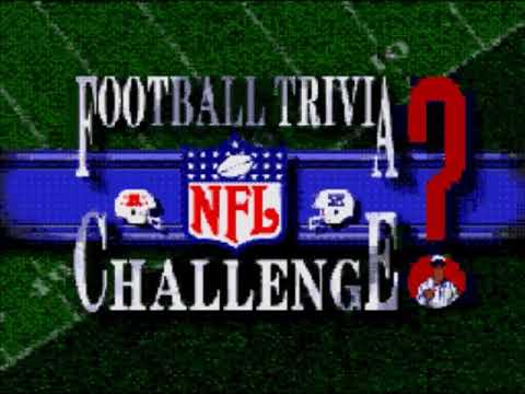 Screen de NFL Football Trivia Challenge sur Mega CD