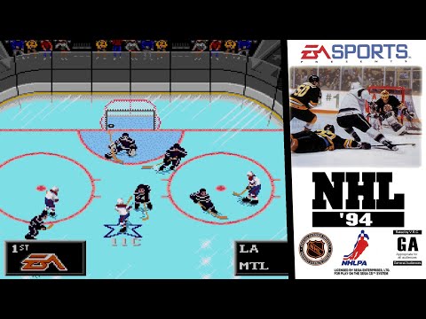 Screen de NHL 94 sur Mega CD