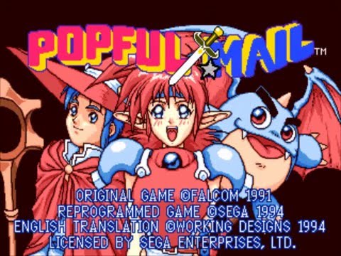 Scène de jeu de Popful Mail: Magical Fantasy Adventure sur Mega CD