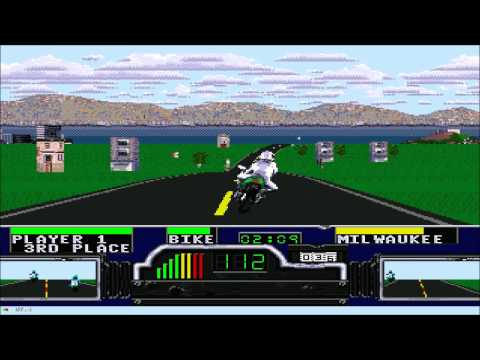 Illustration vidéo de Road Rash sur Mega CD