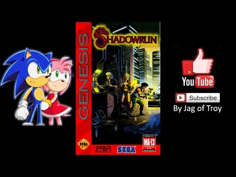 Illustration vidéo de Shadowrun sur Mega CD