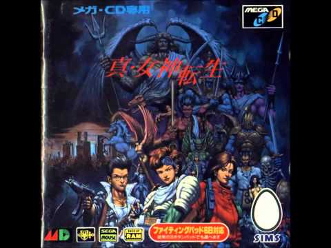 Scène de jeu de Shin Megami Tensei sur Mega CD