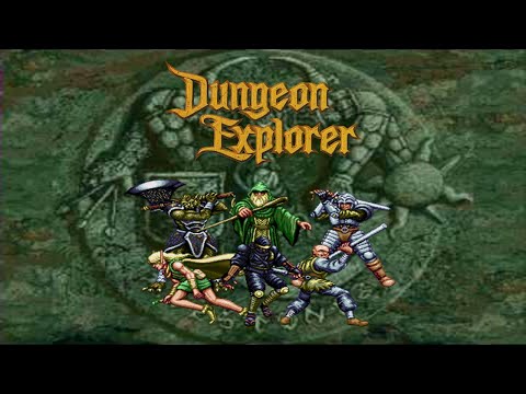 Scène de jeu de Dungeon Explorer sur Mega CD