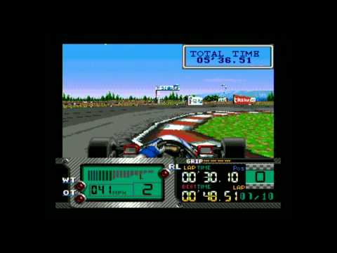 Screen de Formula One World Championship sur Mega CD