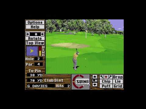 Screen de Links: The Challenge of Golf sur Mega CD