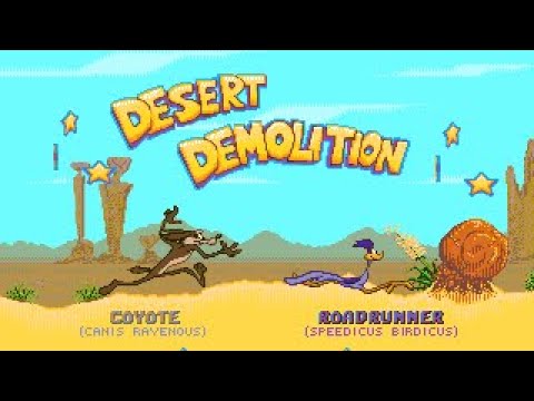 Desert Demolition Starring Roadrunner and Wile E. Coyote sur Megadrive PAL
