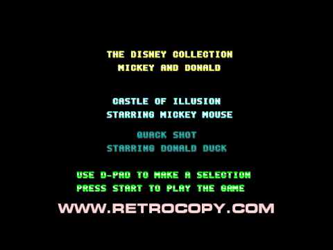 Disney Collection (The) Quackshot/Castle of Illusion sur Megadrive PAL