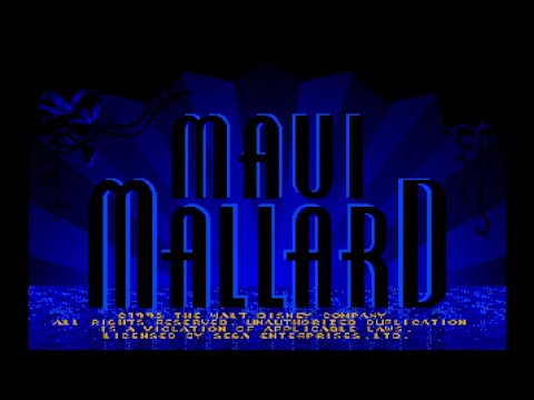 Donald in Maui Mallard sur Megadrive PAL
