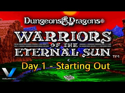 Screen de Dungeons & Dragons: Warriors of the Eternal Sun sur Megadrive