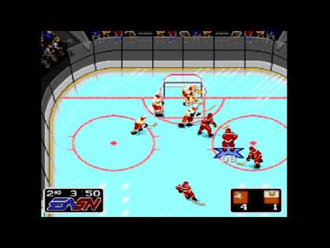 Screen de EA Hockey sur Megadrive