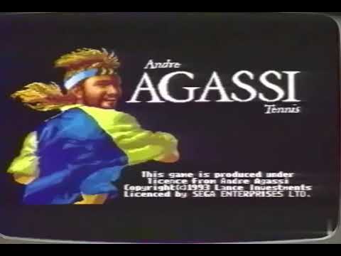 Andre Agassi Tennis sur Megadrive PAL