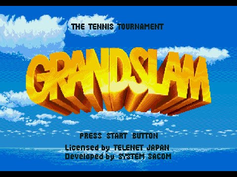 Screen de Grandslam: The Tennis Tournament sur Megadrive