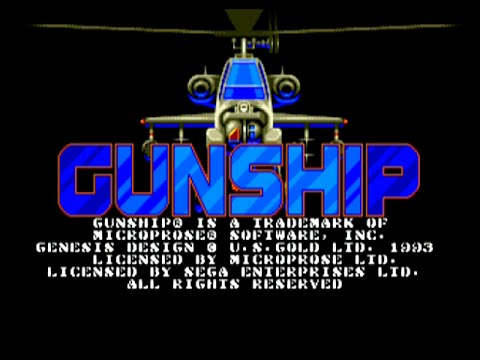 Image du jeu Gunship sur Megadrive PAL